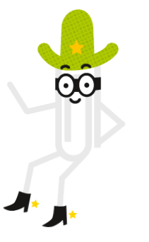 Скрепка машет рукой